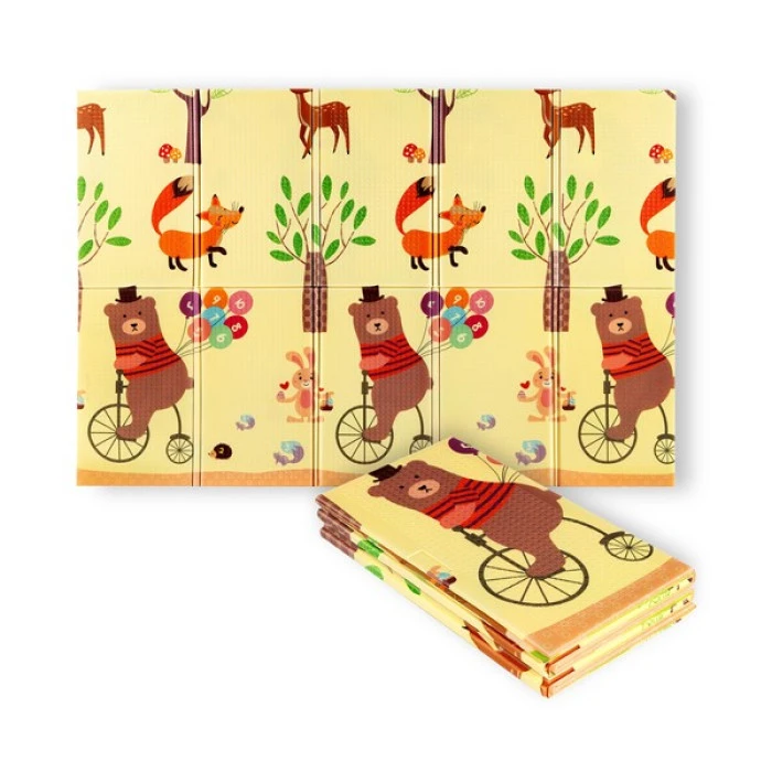 Дитячий розкладний килимок FOREST 190x150CM NILS FUN MD05