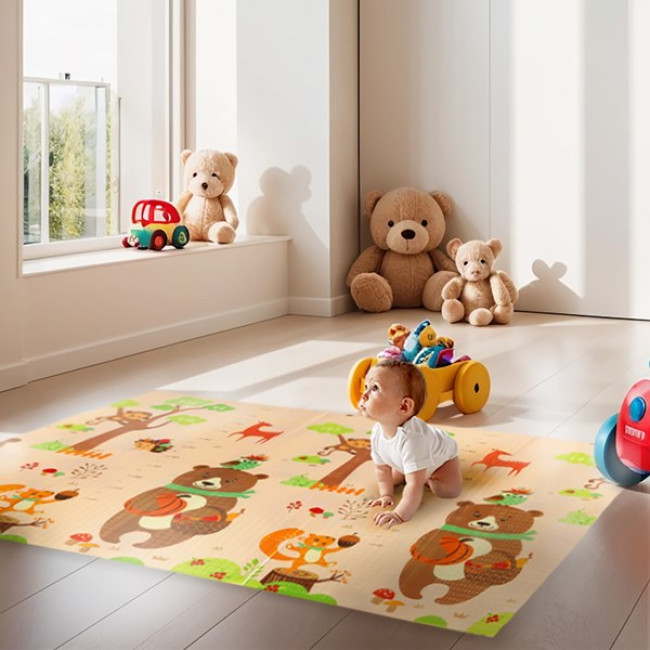 Дитячий розкладний килимок FOREST 190x150CM NILS FUN MD05