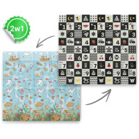 Коврик раскладной детский 200 x 180 x 1 см Nukido NK-340 Океан-Цифры