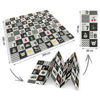 Коврик раскладной детский 200 x 180 x 1 см Nukido NK-340 Океан-Цифры