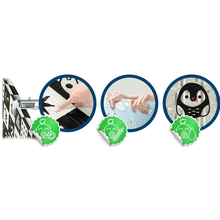 Килимок розкладний дитячий 200 x 180 x 1 см Nukido NK-340 Океан-Цифри