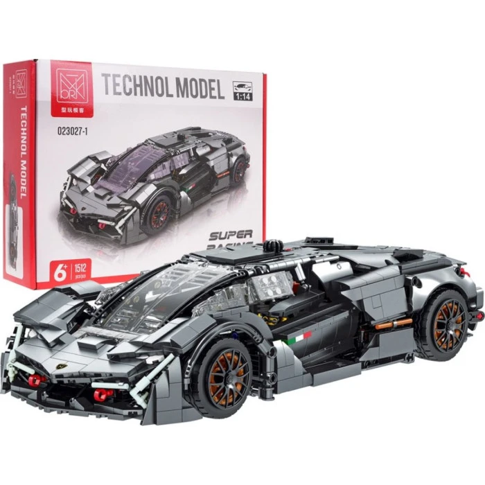 Детский конструктор спортивной машинки 1512 эл.