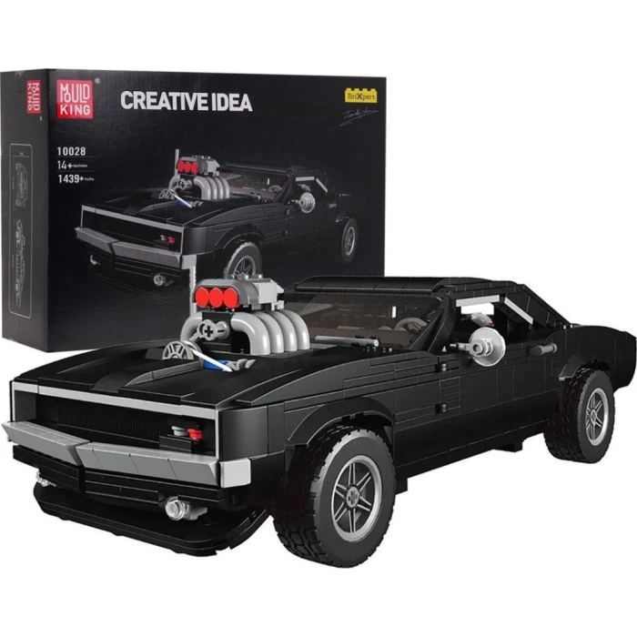 Детский конструктор Спортивное авто 1439 эл. Черный ZKL.10028