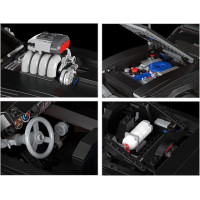 Детский конструктор Спортивное авто 1439 эл. Черный ZKL.10028