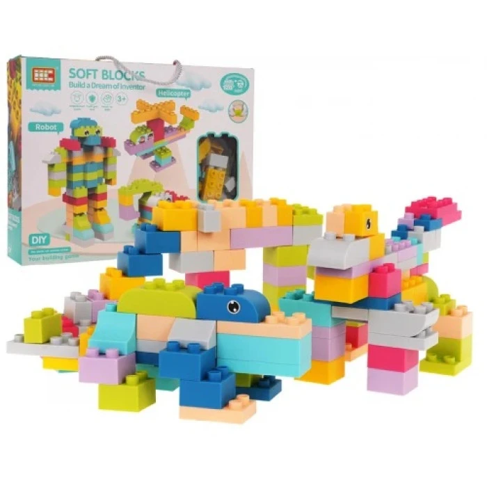Детский мягкий конструктор 126 эл. ZKL.HC-039C-06