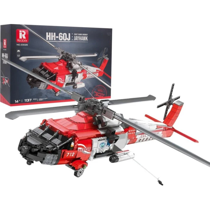 Детский конструктор Спасательный вертолет HH-60J 1137 эл.