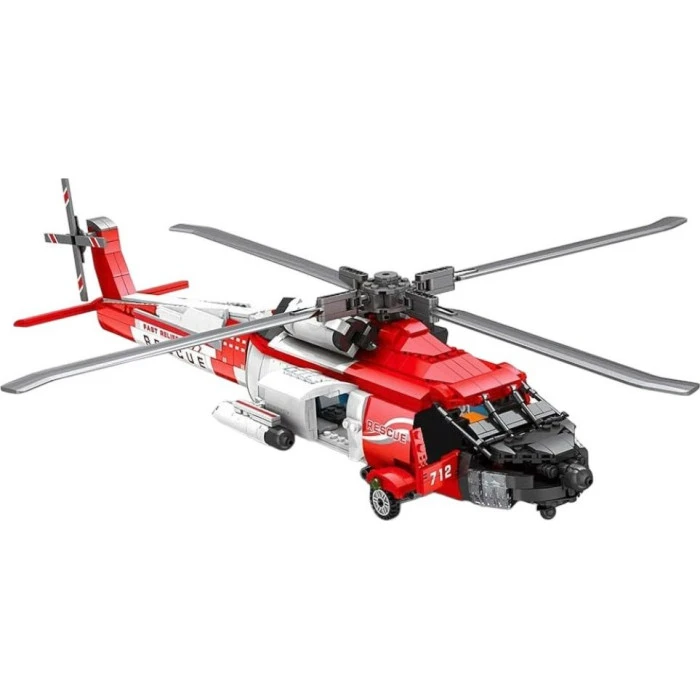 Детский конструктор Спасательный вертолет HH-60J 1137 эл.