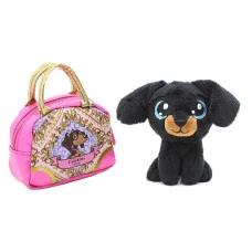 М'яка іграшка Funville Cutekins Домашні улюбленці у сумочках Такса 10 см