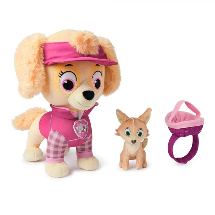 Мягкая игрушка Spin Master Щенок Скай с любимцем 30 см "Щенячий патруль"