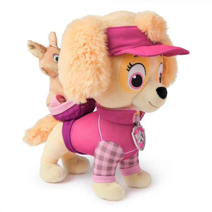 Мягкая игрушка Spin Master Щенок Скай с любимцем 30 см "Щенячий патруль"