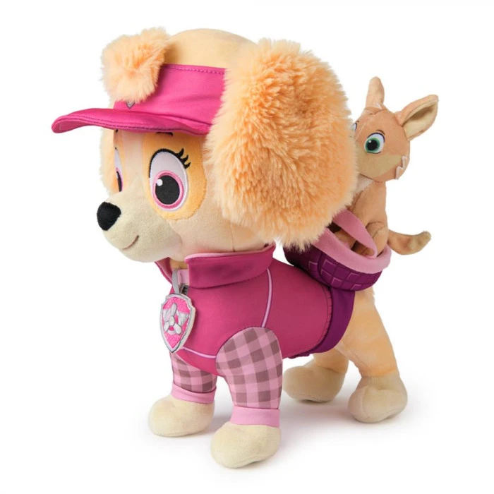 Мягкая игрушка Spin Master Щенок Скай с любимцем 30 см "Щенячий патруль"