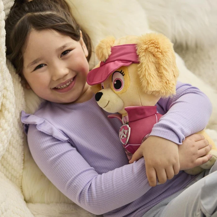 Мягкая игрушка Spin Master Щенок Скай с любимцем 30 см "Щенячий патруль"