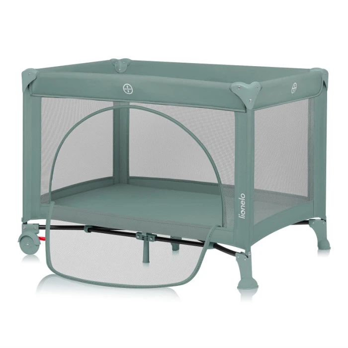 Ліжечко-манеж Lionelo LAURA GREEN SAGE