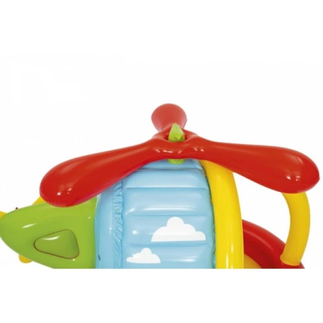 Детский надувной манеж Fisher-Price BESTWAY Вертолет 155х102х91см + мячи
