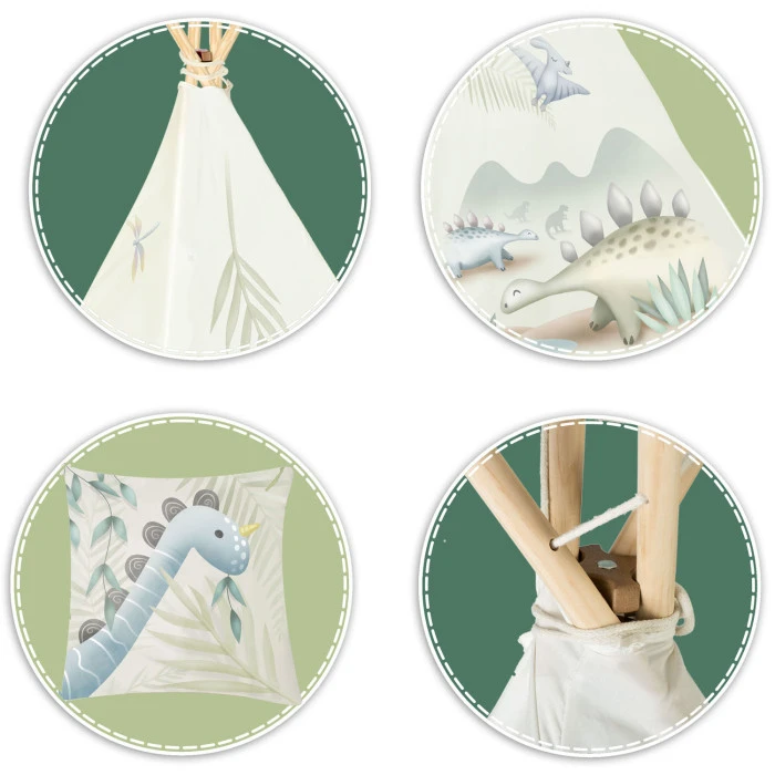 Вигвам детский Nukido Динозавры