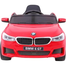 Дитяча акумуляторна машинка BMW 6 GT Червона
