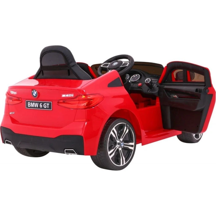 Дитяча акумуляторна машинка BMW 6 GT Червона