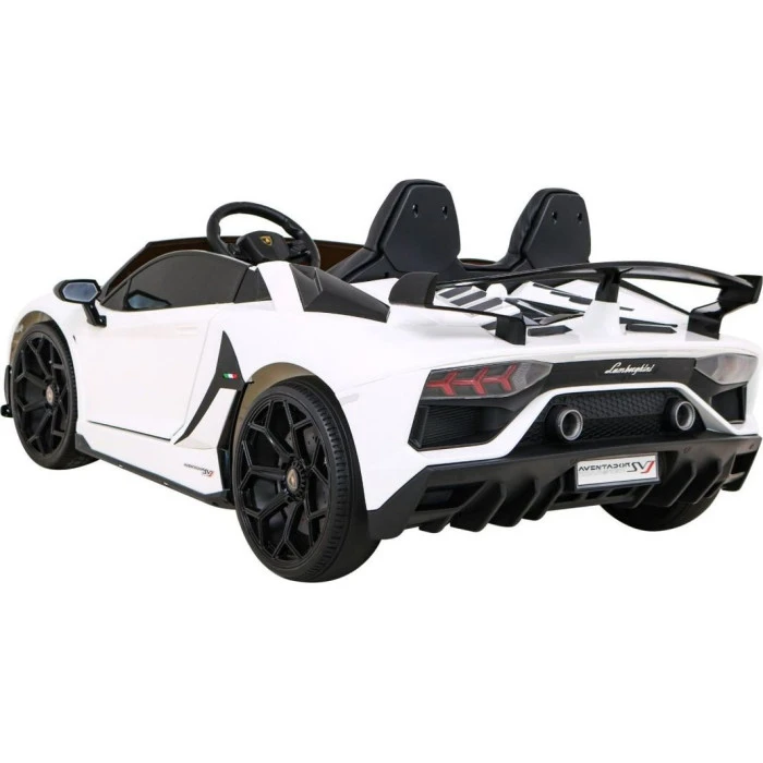 Дитяча акумуляторна машинка Lamborghini SVJ DRIFT Біла