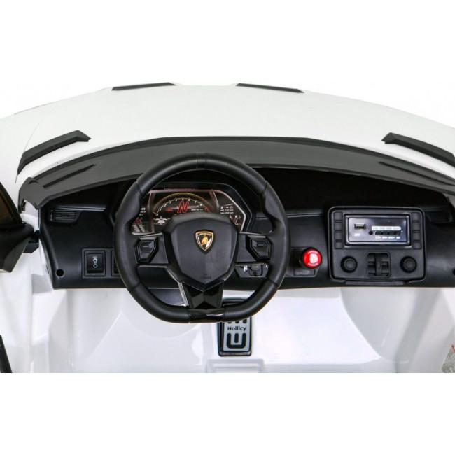 Дитяча акумуляторна машинка Lamborghini SVJ DRIFT Біла