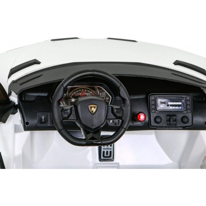 Дитяча акумуляторна машинка Lamborghini SVJ DRIFT Біла