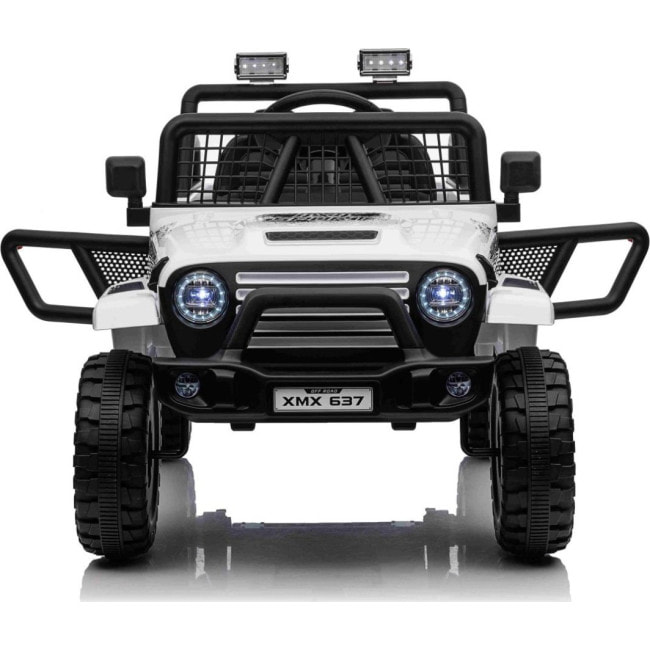 Детский аккумуляторный внедорожник 4х4 СПОРТИВНЫЙ белый