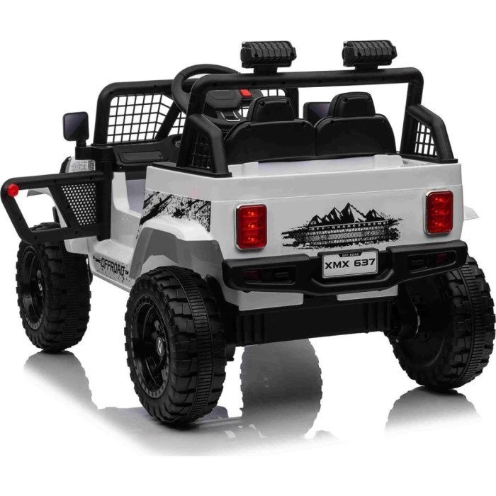 Дитячий акумуляторний позашляховик 4х4 СПОРТИВНИЙ білий