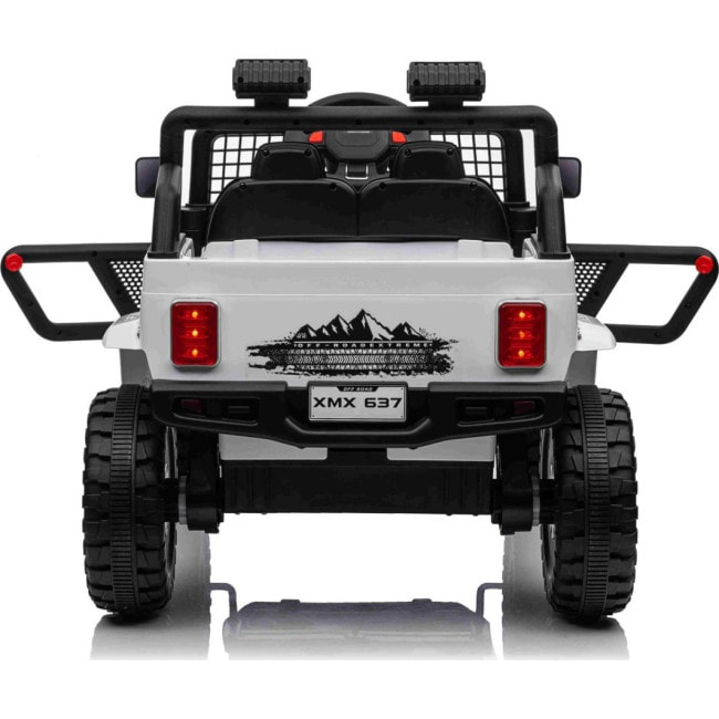Детский аккумуляторный внедорожник 4х4 СПОРТИВНЫЙ белый