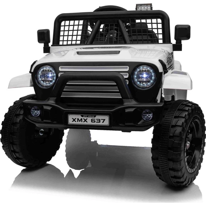 Дитячий акумуляторний позашляховик 4х4 СПОРТИВНИЙ білий