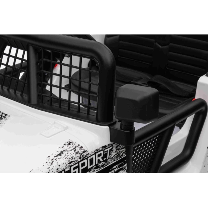 Дитячий акумуляторний позашляховик 4х4 СПОРТИВНИЙ білий