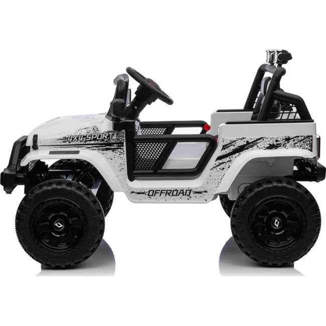 Детский аккумуляторный внедорожник 4х4 СПОРТИВНЫЙ белый