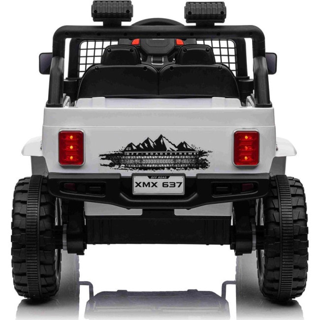 Детский аккумуляторный внедорожник 4х4 СПОРТИВНЫЙ белый
