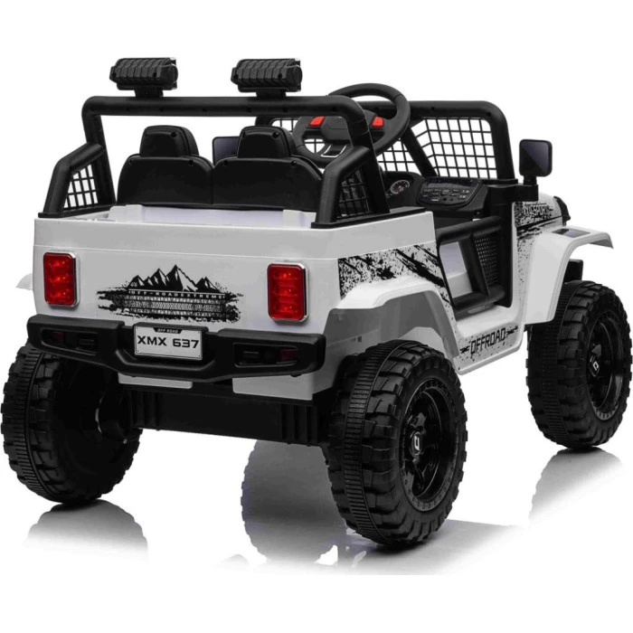Дитячий акумуляторний позашляховик 4х4 СПОРТИВНИЙ білий