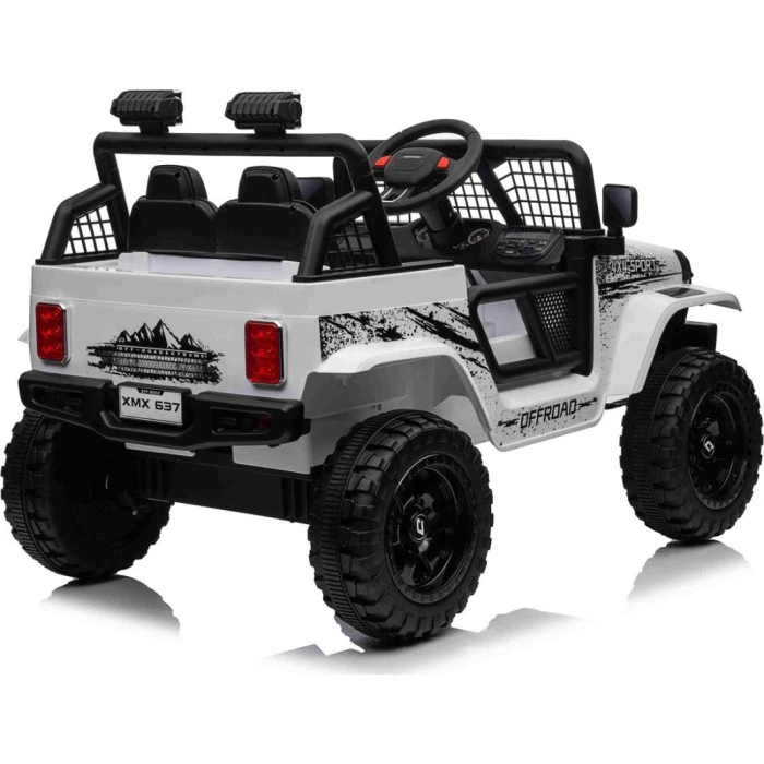 Дитячий акумуляторний позашляховик 4х4 СПОРТИВНИЙ білий