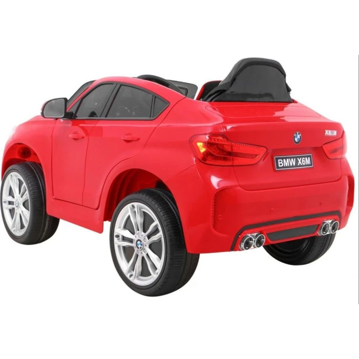 Детская аккумуляторная машинка BMW X6M Красная