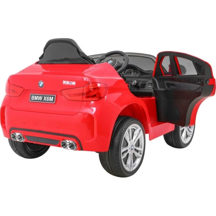 Детская аккумуляторная машинка BMW X6M Красная