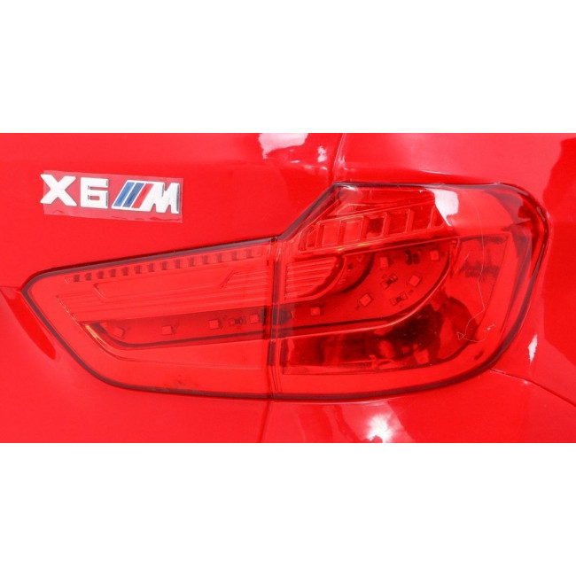 Детская аккумуляторная машинка BMW X6M Красная