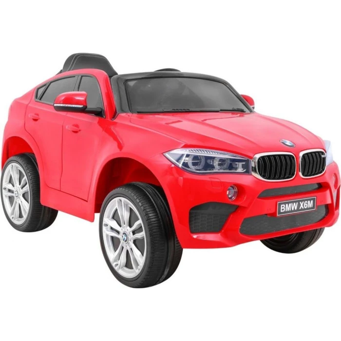 Детская аккумуляторная машинка BMW X6M Красная
