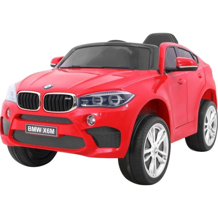 Детская аккумуляторная машинка BMW X6M Красная