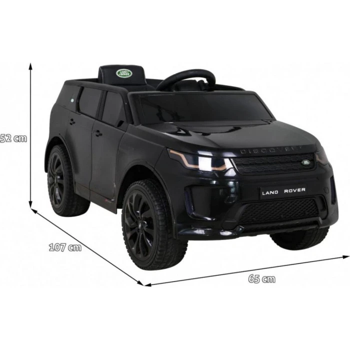 Детская аккумуляторная машинка Land Rover Discovery Sport Черная