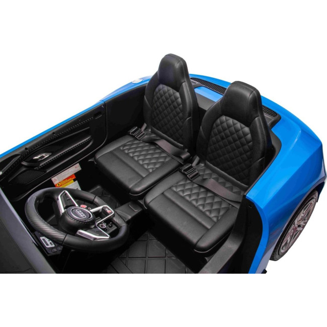 Детская аккумуляторная машинка Audi Spyder R8 LIFT STRONG Синяя