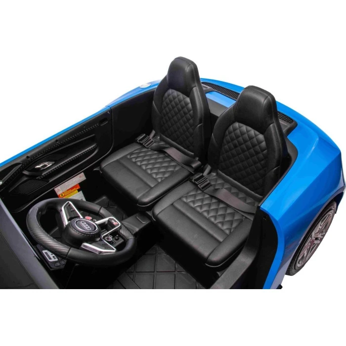 Дитяча акумуляторна машинка Audi Spyder R8 LIFT STRONG Синя