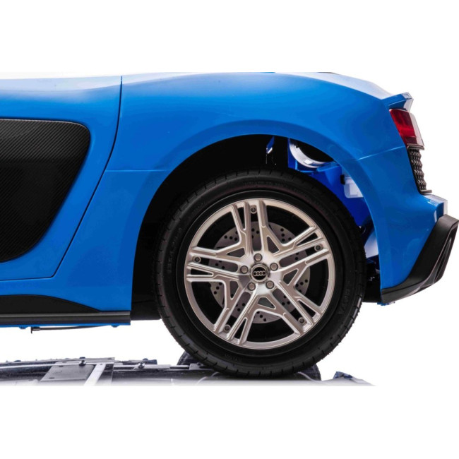 Детская аккумуляторная машинка Audi Spyder R8 LIFT STRONG Синяя