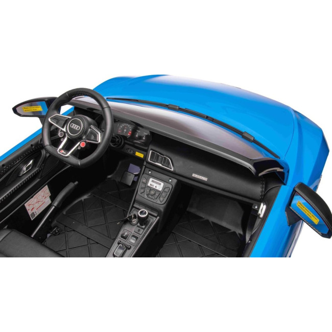 Детская аккумуляторная машинка Audi Spyder R8 LIFT STRONG Синяя