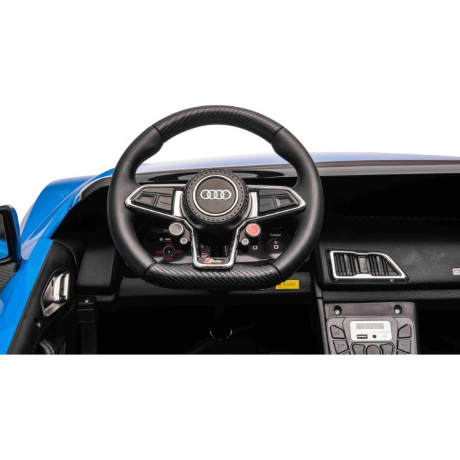 Детская аккумуляторная машинка Audi Spyder R8 LIFT STRONG Синяя