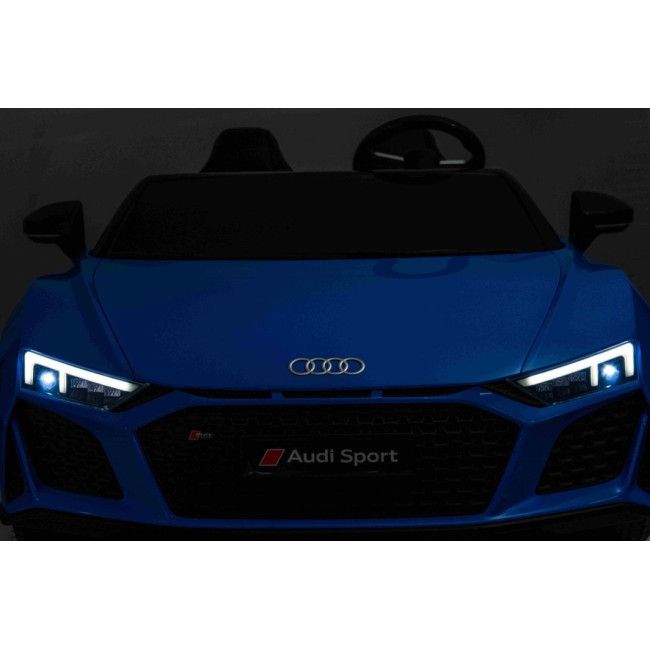 Детская аккумуляторная машинка Audi Spyder R8 LIFT STRONG Синяя