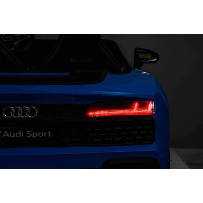 Дитяча акумуляторна машинка Audi Spyder R8 LIFT STRONG Синя
