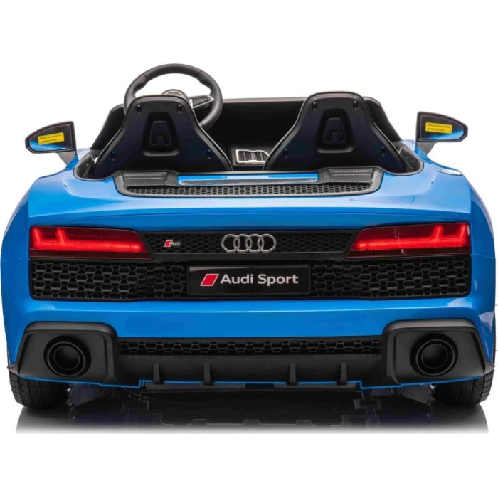 Дитяча акумуляторна машинка Audi Spyder R8 LIFT STRONG Синя