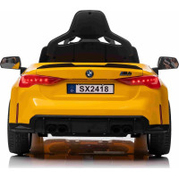 Дитяча акумуляторна машинка BMW M4 Жовта