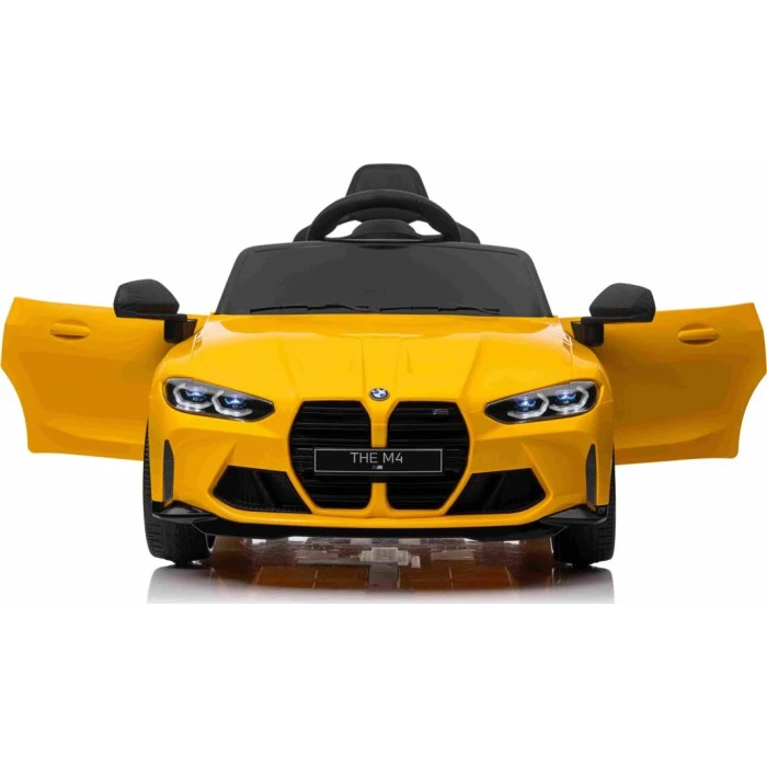 Детская аккумуляторная машинка BMW M4 Желтая