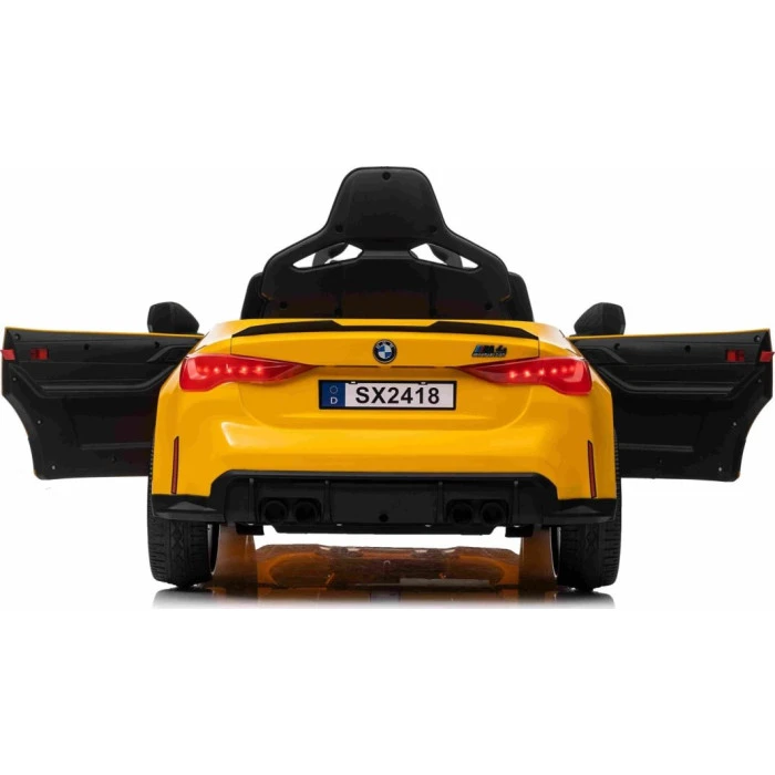 Детская аккумуляторная машинка BMW M4 Желтая